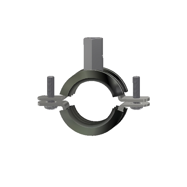 Rubber Lined Pipe Clips Pipe Supports & Hangers